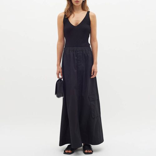 Black Elina Cotton Maxi Skirt - Inwear - Modalova