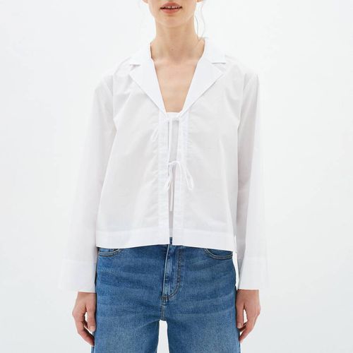 White HelveI Cropped Cotton Shirt - Inwear - Modalova