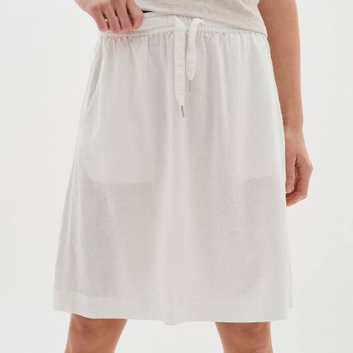 White Ellie Linen Blend Mini Skirt - Inwear - Modalova