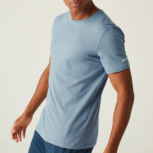 Blue Cotton Tait T-Shirt - Regatta - Modalova