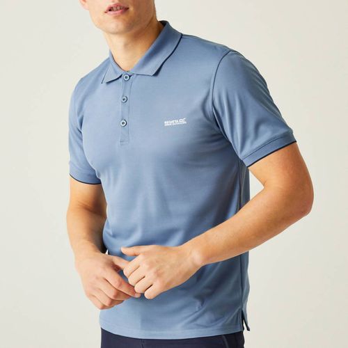 Blue Oakmont Polo Shirt - Regatta - Modalova