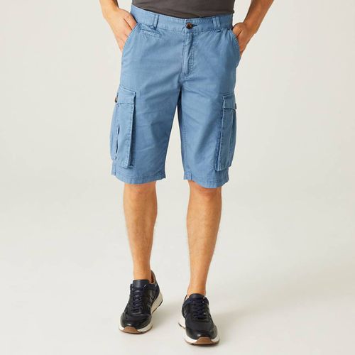 Blue Shorebay Cargo Cotton Shorts - Regatta - Modalova