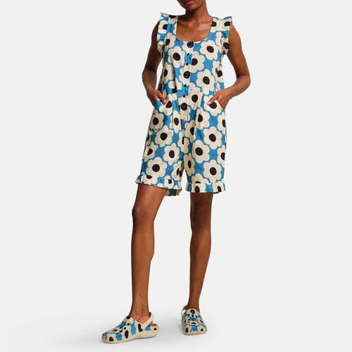 Blue Orla Kiely Cotton Playsuit - Regatta - Modalova