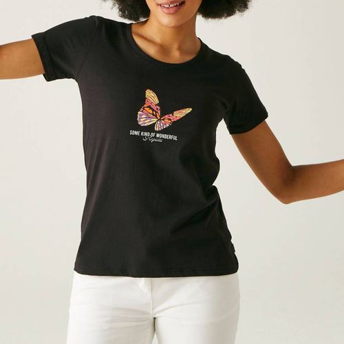 Black Filandra Cotton T-Shirt - Regatta - Modalova
