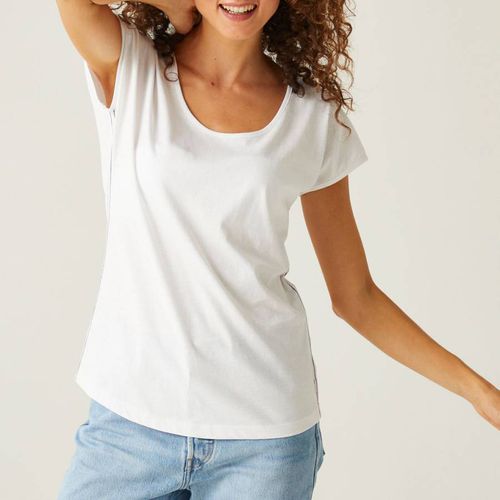 White Telisse Cotton T-Shirt - Regatta - Modalova