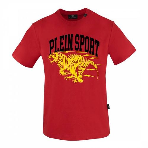 Red Cotton Logo T-Shirt - Philipp Plein - Modalova