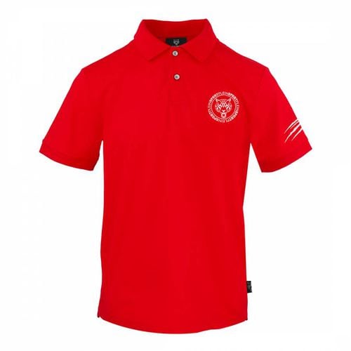 Red Cotton Polo Shirt - Philipp Plein - Modalova