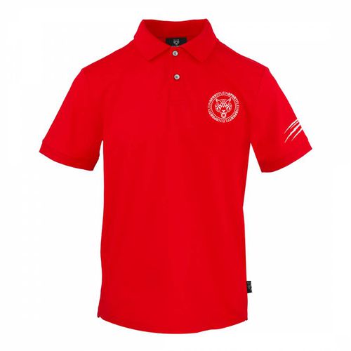 Red Logo Polo Shirt - Philipp Plein - Modalova