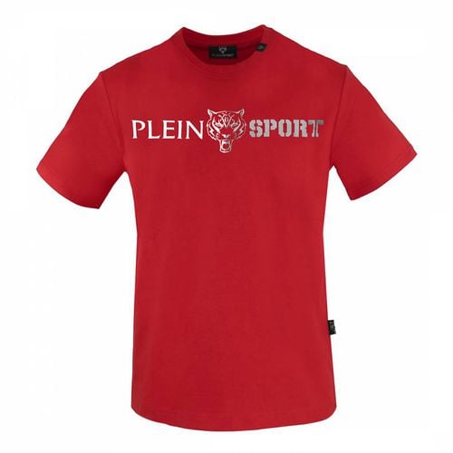 Red Cotton Logo T-Shirt - Philipp Plein - Modalova