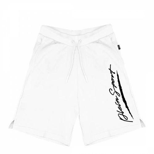 White Logo Bermuda Shorts - Philipp Plein - Modalova