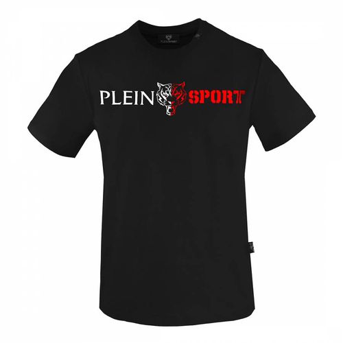 Black Cotton Logo T-Shirt - Philipp Plein - Modalova