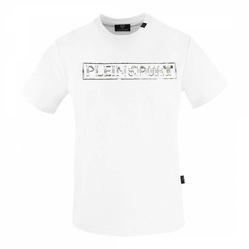 White Cotton Logo T-Shirt - Philipp Plein - Modalova
