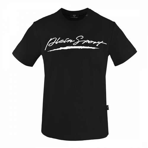 Black Cotton Logo T-Shirt - Philipp Plein - Modalova