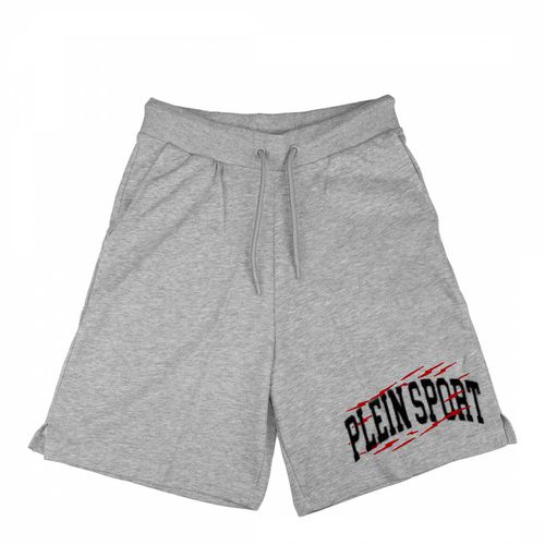 Grey Logo Bermuda Shorts - Philipp Plein - Modalova