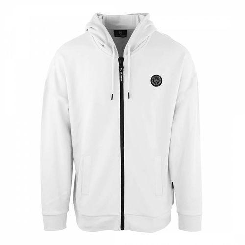 White Logo Full Zip Sweatshirt - Philipp Plein - Modalova