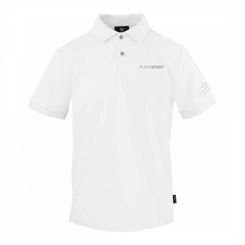 White Cotton Polo Shirt - Philipp Plein - Modalova