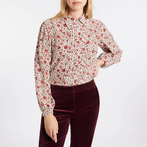 Red Sage Liberty Silk Pintuck Shirt - REALLY WILD - Modalova