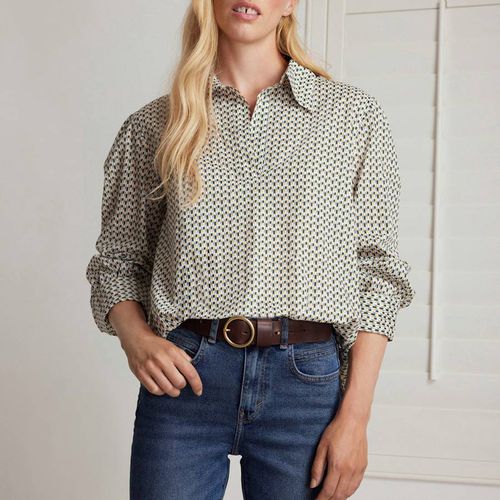 Geo Liberty Cotton Relaxed Shirt - REALLY WILD - Modalova