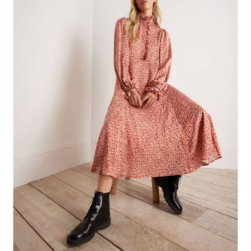 Pink Liberty Silk Ruffle Front Dress - REALLY WILD - Modalova