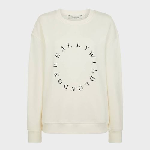 Cream Organic Cotton Sweatshirt - REALLY WILD - Modalova