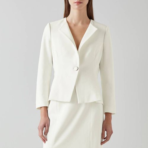 Cream Sky Blazer - L K Bennett - Modalova