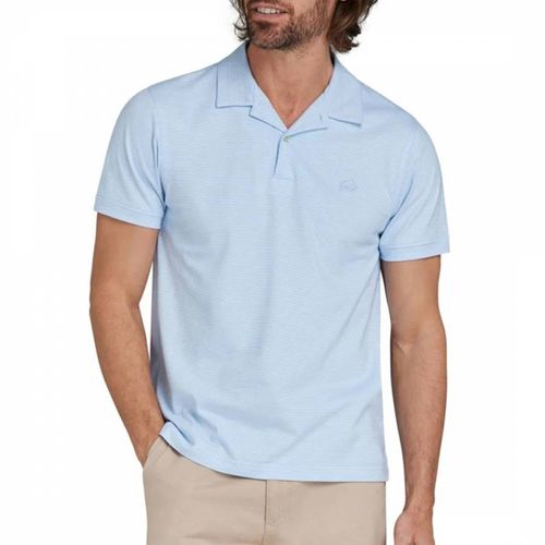 Blue Feeder Cotton Polo - Raging Bull - Modalova