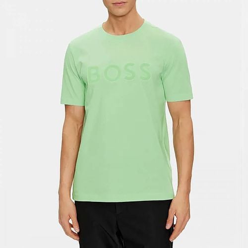 Light Regular Fit Cotton T-Shirt - BOSS - Modalova