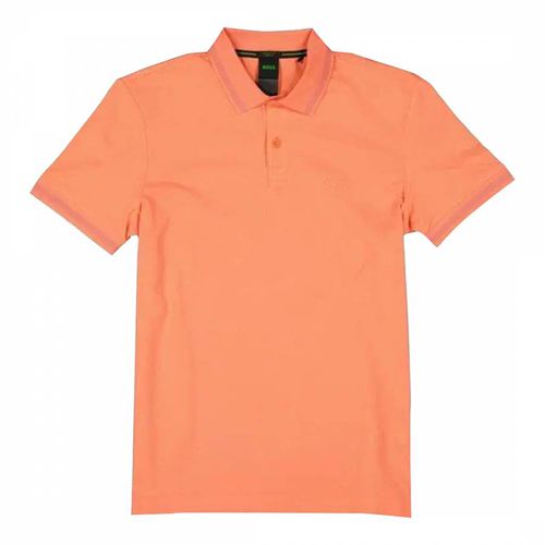 Orange Pio Cotton Polo Shirt - BOSS - Modalova