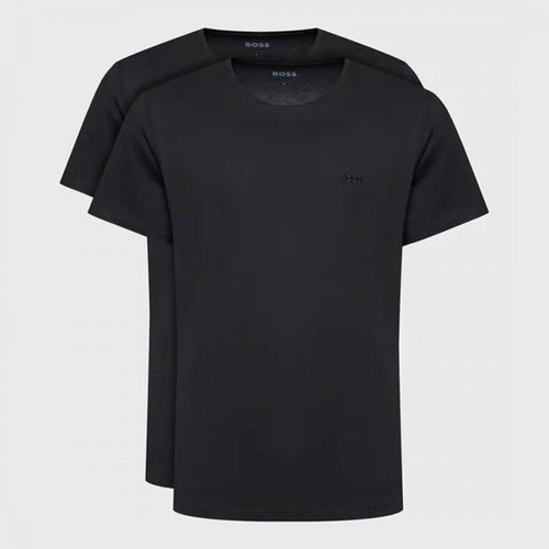 Black 2 Pack Cotton T-Shirt - BOSS - Modalova