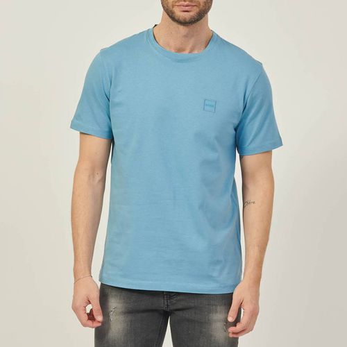 Blue Tales Cotton T-Shirt - BOSS - Modalova