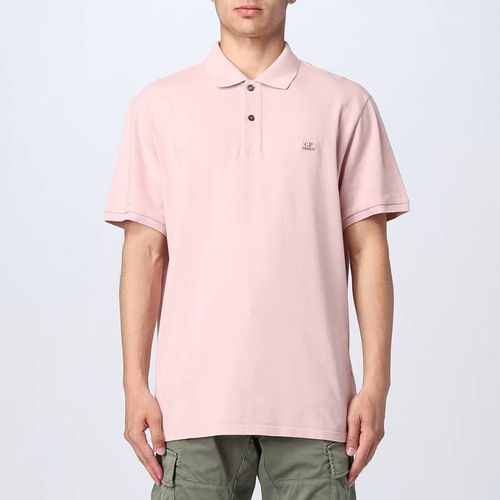 Pale 70/2 Mercerized Jersey Cotton Polo Shirt - C.P. Company - Modalova