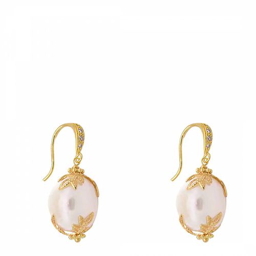 Gold Borough Earrings - Sound Of Pearls London - Modalova