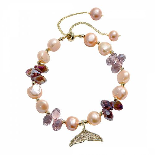 Multi Crystal Mermaid Bracelet - Sound Of Pearls London - Modalova