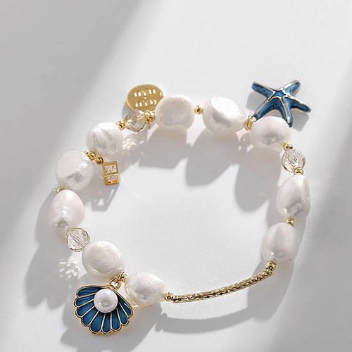 White Sea Side Bracelet - Sound Of Pearls London - Modalova