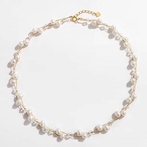 White Marlais Necklace - Sound Of Pearls London - Modalova
