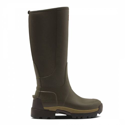 Women's Green Balmoral Tall Wellies - Hunter - Modalova