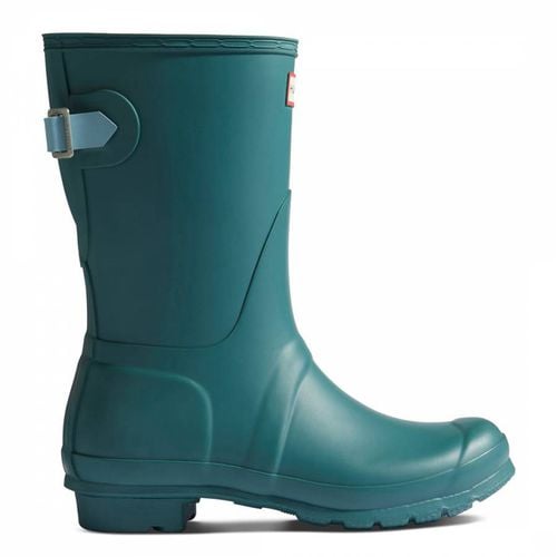 Women's Blue Original Short Wellies - Hunter - Modalova