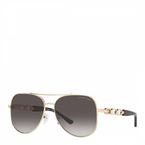 Light Gold Chianti Sunglasses 58mm - Michael Kors - Modalova