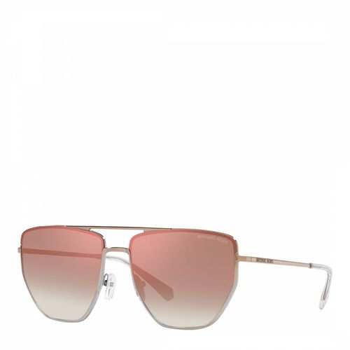 Rose Silver Gradient Paros Sunglasses 60mm - Michael Kors - Modalova