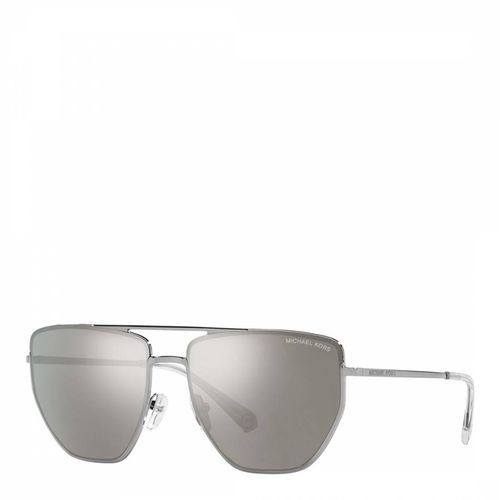 Silver Paros Sunglasses 60mm - Michael Kors - Modalova