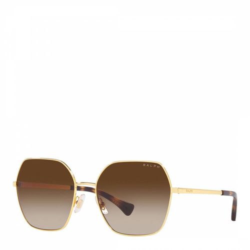 Shiny Gold Sunglasses 58mm - Ralph Lauren - Modalova