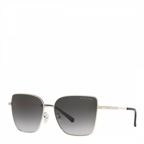 Light Gold Bastia Sunglasses 57mm - Michael Kors - Modalova