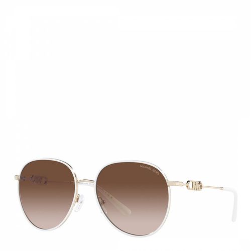 Light White Empire Sunglasses 58mm - Michael Kors - Modalova