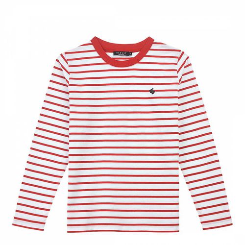 Red Linden Gardens - Long Sleeve Striped T-Shirt - Radley - Modalova