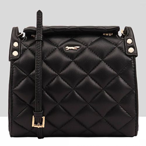 Quilted Leather Alatna Crossbody Bag - Paul Costelloe - Modalova