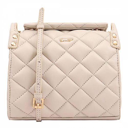 Beige Quilted Leather Alatna Crossbody Bag - Paul Costelloe - Modalova