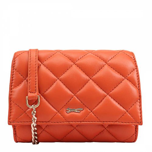 Red Quilted Leather Deshka Crossbody Bag - Paul Costelloe - Modalova