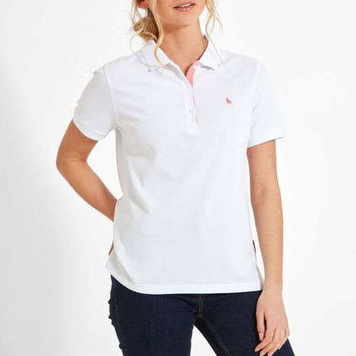 White St Ives Cotton Polo - Schöffel - Modalova