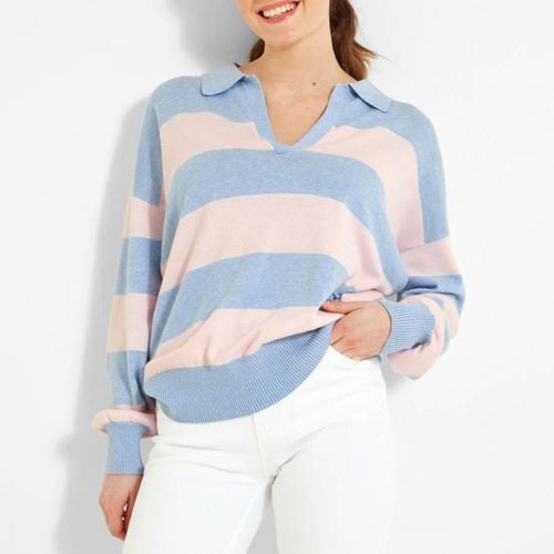 Pink/Blue Roseland Cotton Jumper - Schöffel - Modalova