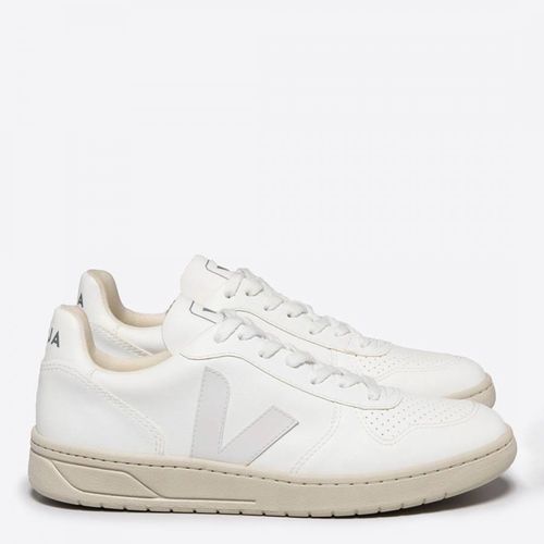 Men's White V-10 Trainers - VEJA - Modalova